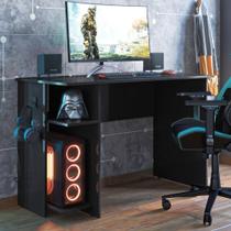 Mesa p/ escritório e gamer preto fosco (3875.37) Mesa p/ escritório e gamer preto fosco (3875.37)