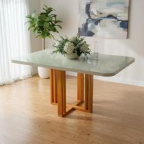 Mesa Paola 120x80 MDF/Vidro Bom Pastor