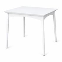 Mesa para 4 Lugares Desmontável Júpiter 70cm em Polipropileno Branco Acrilys