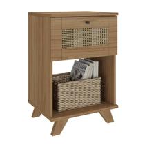 Mesa para Apoio 1 Gaveta Canoas Carvalho