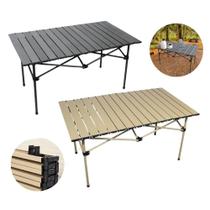 Mesa Para Camping Parque Jardim Pescaria Dobrável Portátil