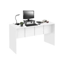 Mesa Para Computador 136cm Branco Fosco - Multi