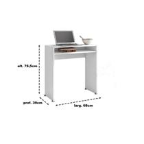 Mesa para computador Aruba Branco Brienza