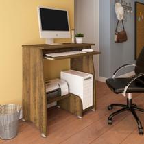 Mesa para Computador Com Porta CPU e Espaço para Teclado Artely Pixel Cor Pinho