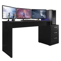 Mesa para Computador Desk Gamer DRX-5000 Preto Black - PR Móveis Mesa para Computador Desk Gamer DRX-5000 Preto Black - PR Móveis