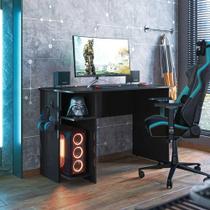 Mesa Para Computador E Gamer Com 2 Prateleiras - Qmovi