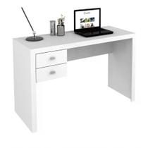 Mesa Para Computador / Escritorio Me4123 Branco Branco Mesa Para Computador / Escritorio Me4123 Branco Branco
