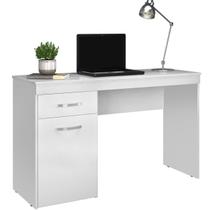Mesa para Computador Escrivaninha 1 Gaveta 1 Porta Glória Branco Mesa para Computador Escrivaninha 1 Gaveta 1 Porta Glória Branco