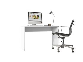 Mesa Para Computador Escrivaninha Beta Branco White - FdECOR