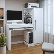 Mesa para Computador Escrivaninha com Armário Office - Valdemóveis