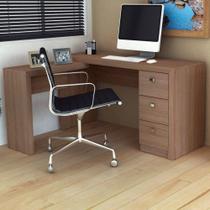 Mesa para Computador Escrivaninha Escritório - amêndoa Mesa para Computador Escrivaninha Escritório - amêndoa