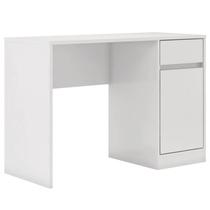 Mesa para Computador Escrivaninha Office 1 Porta 1Gaveta Morada D02 Branco - Mpozenato Mesa para Computador Escrivaninha Office 1 Porta 1Gaveta Morada D02 Branco - Mpozenato
