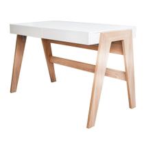 Mesa para Computador Escrivaninha Trend 2 Gavetas Hanover/Off White - Artesano