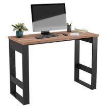 Mesa Para Computador Estilo Industrial 115Cm Chess F04 Preto/Solanum - Mpozenato