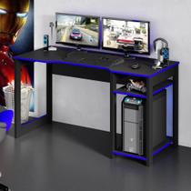 Mesa para Computador Gamer 1,36m com Suporte para Monitores ME4152 Tecnomóbili