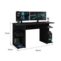 Mesa Para Computador Gamer E Painel Para Até 55" Carraro Mesa Para Computador Gamer E Painel Para Até 55" Carraro