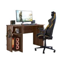 Mesa para Computador Gamer Ebano Toq Rústico - Fdecor