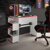 Mesa Para Computador Gamer Escrivaninha Com Nicho