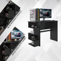 Mesa Para Computador Gamer Escrivaninha Com Nicho - CF Móveis