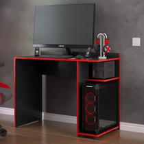 Mesa para computador Gamer XP - Preto com Vermelho - RPM Móveis