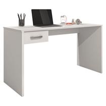 Mesa para Computador Gávea com Gaveta Branco Trama - Móveis Leão Mesa para Computador Gávea com Gaveta Branco Trama - Móveis Leão