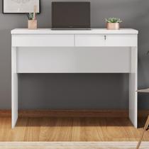Mesa para Computador Home Office 2 Gavetas com Chave Branco - Pnr Móveis
