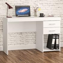 Mesa para Computador Malta 2 Gavetas Branco Bp - Politorno Mesa para Computador Malta 2 Gavetas Branco Bp - Politorno