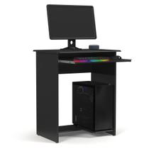 Mesa Para Computador Moderna Escrivaninha Para Notebook Móveis Para Sala De Estudo Jogos Escritório Cor Preta BMD