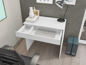 Mesa Para Computador/ Notebook C/ Gaveta Alexa Branco - AJL Móveis