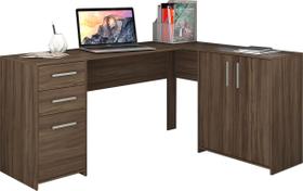 Mesa para Computador Office Legna Nogal - MoveisAqui
