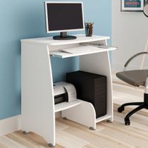 Mesa Para Computador Pixel 2 Nichos Branco - Artely Mesa Para Computador Pixel 2 Nichos Branco - Artely