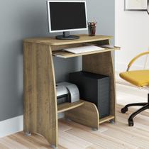 Mesa Para Computador Pixel 2 Nichos Pinho - Artely Mesa Para Computador Pixel 2 Nichos Pinho - Artely