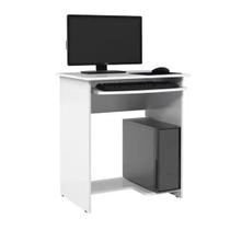 Mesa para Computador Prática Escritório - Branco - EJ MÓVEIS