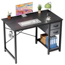 Mesa para Computador Sweetcrispy 40" com Gavetas Preta Mesa para Computador Sweetcrispy 40" com Gavetas Preta