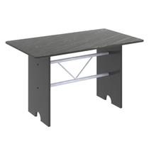 Mesa para Cozinha 120x75cm Tampo Ardósia Cinza/Martelado Pérola/Indiano Mesa para Cozinha 120x75cm Tampo Ardósia Cinza/Martelado Pérola/Indiano