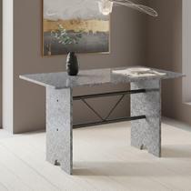 Mesa para Cozinha 120x75cm Tampo Granito