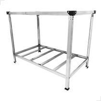 Mesa Para Cozinha Comercial Piloto Total Inox 120x70 Cozinha Gourmet