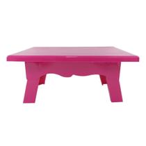 Mesa Para Doces de Plástico Com 20 x14 cm pink