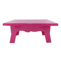 Mesa Para Doces de Plástico Com 20 x14 cm pink
