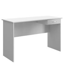 Mesa Para Escritorio 1 Gaveta 120 Cm 6901 Branco Mobbs Branco