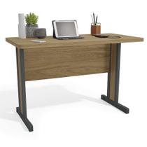 Mesa para Escritório 1,23m Secretária com Pés Metálicos 1120 Versátil Kappesberg