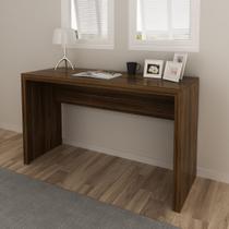 Mesa para Escritório 127cm MDP Branco Design ModernoTecnomobili Cor:Nogal