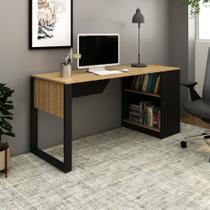 Mesa Para Escritório 160cm com 2 Prateleiras Mesa Para Escritório 160cm com 2 Prateleiras