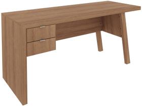 Mesa para Escritório com 2 gavetas ME4122 Amêndoa - Tecno Mesa para Escritório com 2 gavetas ME4122 Amêndoa - Tecno