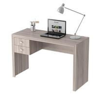 Mesa para Escritório com 2 gavetas ME4123 Carvalho - Tecno