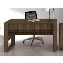 Mesa para Escritório com aplique Nogal Tecnomobili