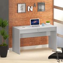 Mesa para escritório com gavetas WebOffice Cinza
