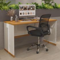 Mesa Para Escritório Com Tampo 25mm Verbena - Off White E
