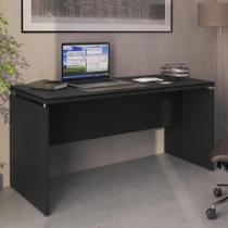 Mesa Para Escritório Com Tampo Duplo 25mm Tundra - Preto Mesa Para Escritório Com Tampo Duplo 25mm Tundra - Preto