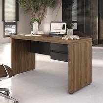 Mesa para Escritório Diretor em Tamburato com 2 Gavetas 140cm Elegance Mesa para Escritório Diretor em Tamburato com 2 Gavetas 140cm Elegance